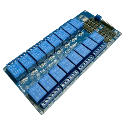 16 Channel 5V Relay Module with Optocoupler