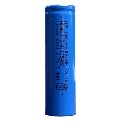 Hongli 2000mAh 3.7V 18650 Li-Ion Cell Battery Good Quality