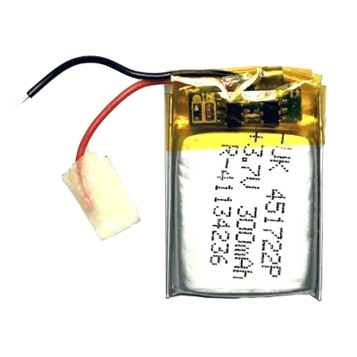 300mAh 3.7V Li-Po Battery |  Lithium Polymer Battery (451722)