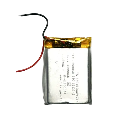 1000mAh 3.7V Li-Po Battery |  Lithium Polymer Battery (603040)