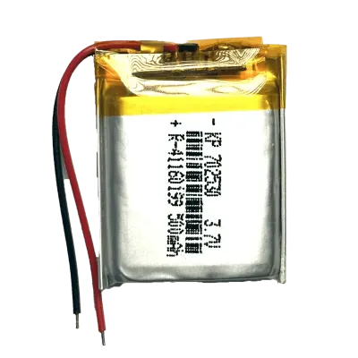 500mAh 3.7V Li-Po Battery |  Lithium Polymer Battery(702530)