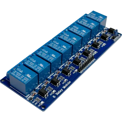 8 Channel Relay Module Isolated Optocoupler 5V 10A