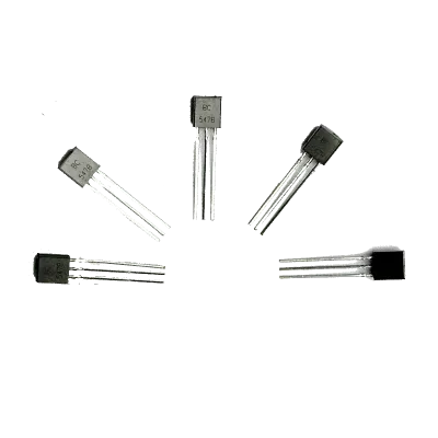 BC547 NPN General Purpose Transistor 45V 100mA TO-92 Package Pack of 5