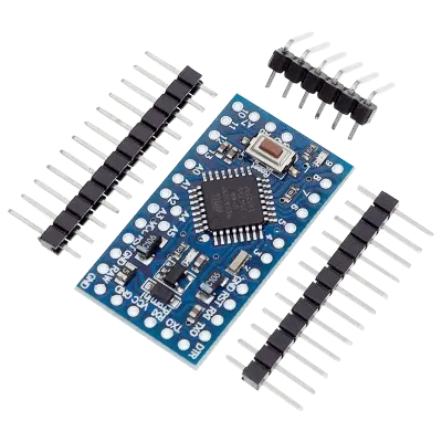 Pro Mini ATmega328P 5V 16MHz – Blue (Standard Version, Without Headers)