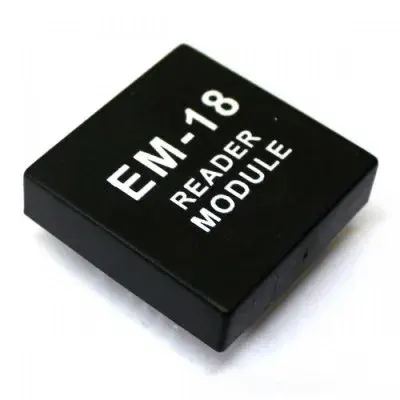 EM-18 RFID Reader Module 125kHz | Serial Transceiver Board with UART Interface | Proximity Access Control Card Reader for DIY Electronics Compatible with Arduino, ESP32, Raspberry Pi