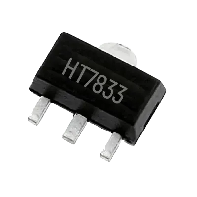 HT7833 3.3V 500mA Low Dropout Voltage – SOT-89 Package