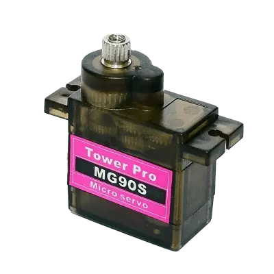 MG90S Micro Plastic Gear Servo Motor – 180°