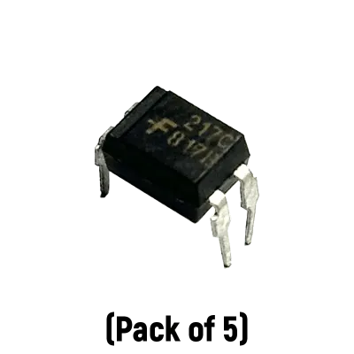 PC817 DIP-4 Transistor Output Optocoupler (Pack of 5 ICs)