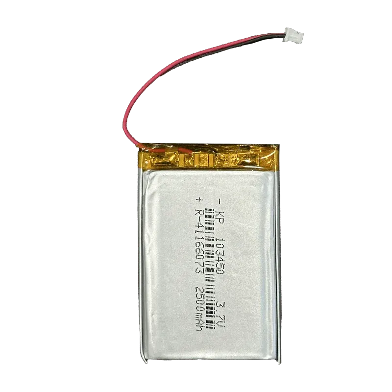 2500mAh 3.7V Li-Po Battery |  Lithium Polymer Battery (103450)