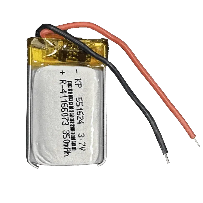 350mAh 3.7V Li-Po Battery |  Lithium Polymer Battery (551624)