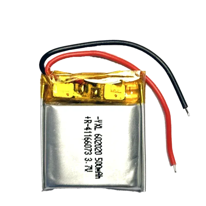 500mAh 3.7V Li-Po Battery |  Lithium Polymer Battery (602020)