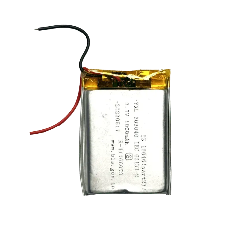 1000mAh 3.7V Li-Po Battery |  Lithium Polymer Battery (603040)