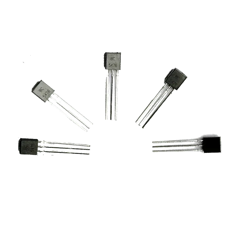 BC547 NPN General Purpose Transistor 45V 100mA TO-92 Package Pack of 5