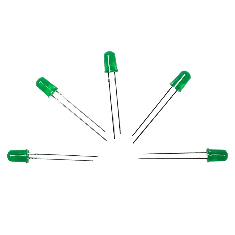Green LED – 5mm (Pack of 5)