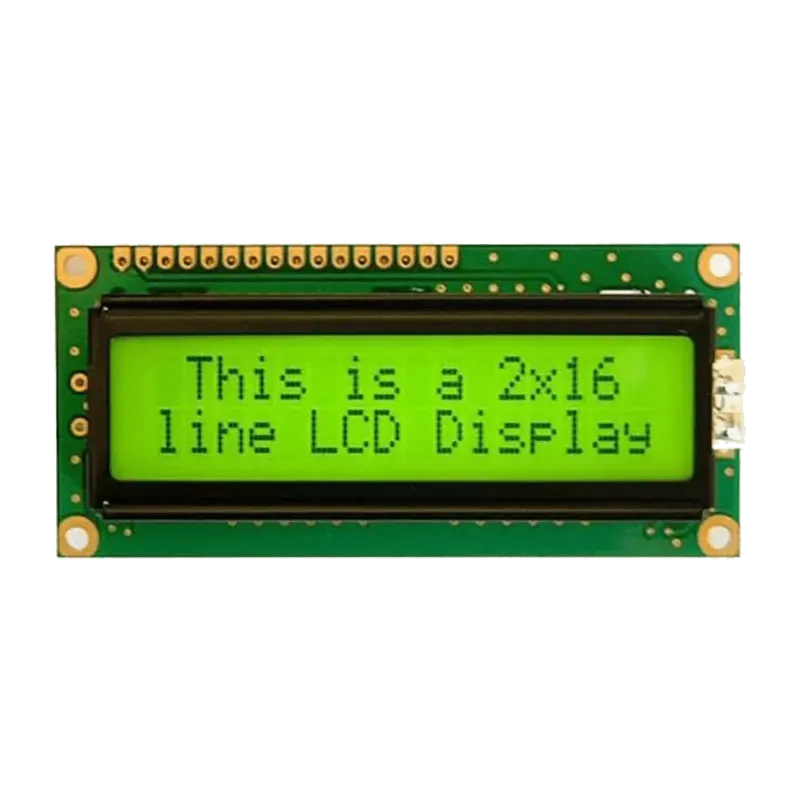 16×2 LCD Display Green Backlight