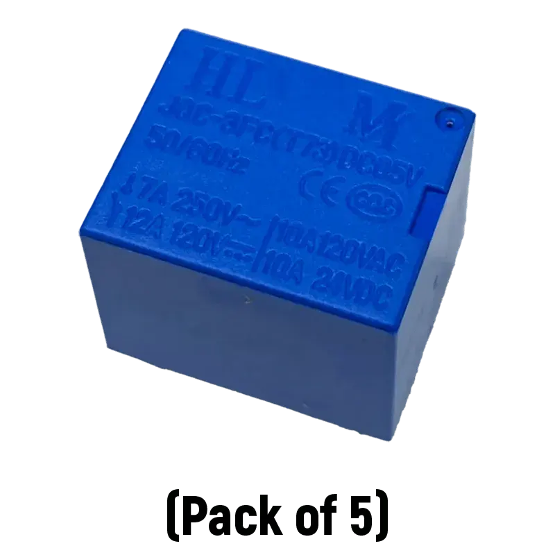 5V 7A PCB Mount Sugar Cube Relay - SPDT (Pack Of 5)