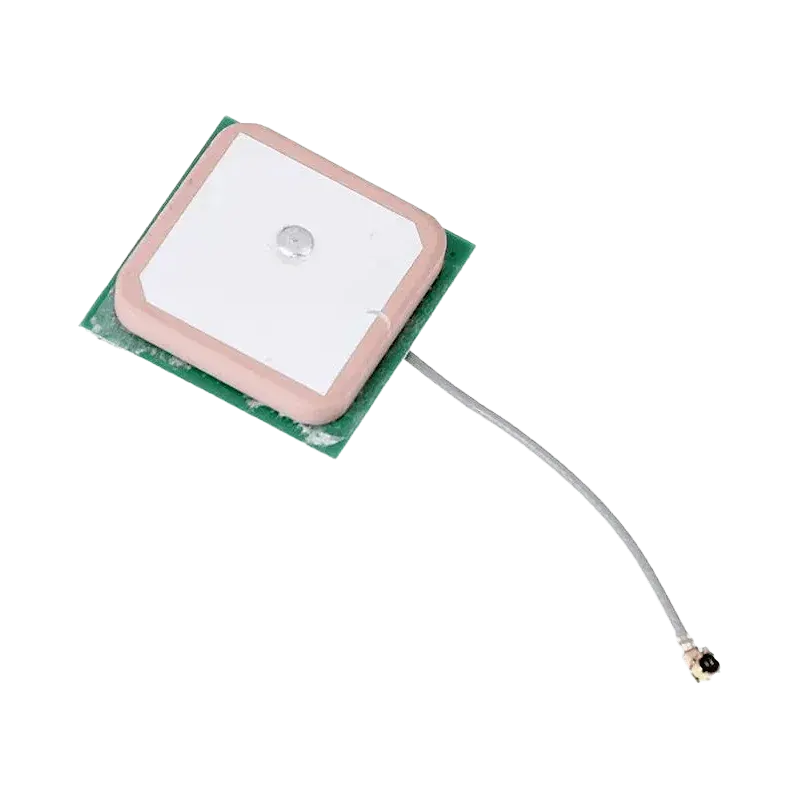 25x25x8mm 28db High Gain 5cm Length Built-in Ceramic Active GPS Antenna