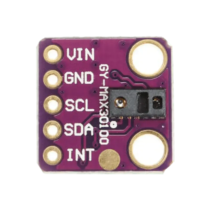 MAX30100 Pulse Oximeter and Heart-Rate Sensor Module – I2C Heart Rate Sensor (Purple)