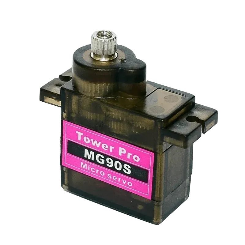 MG90S Micro Plastic Gear Servo Motor – 180°
