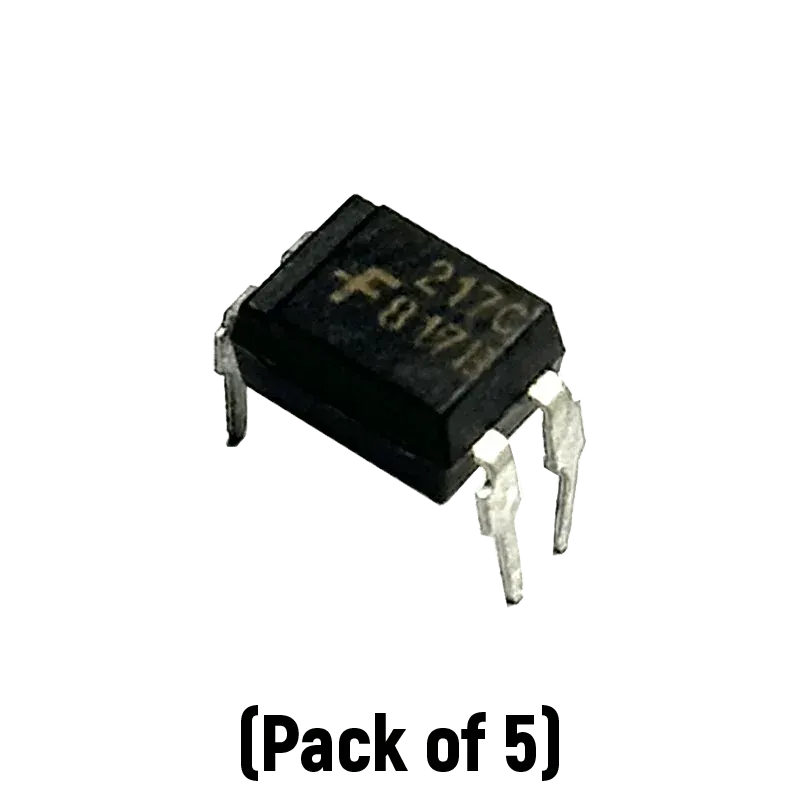 PC817 DIP-4 Transistor Output Optocoupler (Pack of 5 ICs)